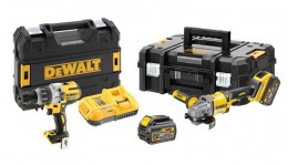 Dewalt DCK2055T2T 18V XR Premium Hammer Drill Driver + 54V XR FLEXVOLT 125mm Angle Grinder with 2 x XR FLEXVOLT 6.0Ah Ba £634.95